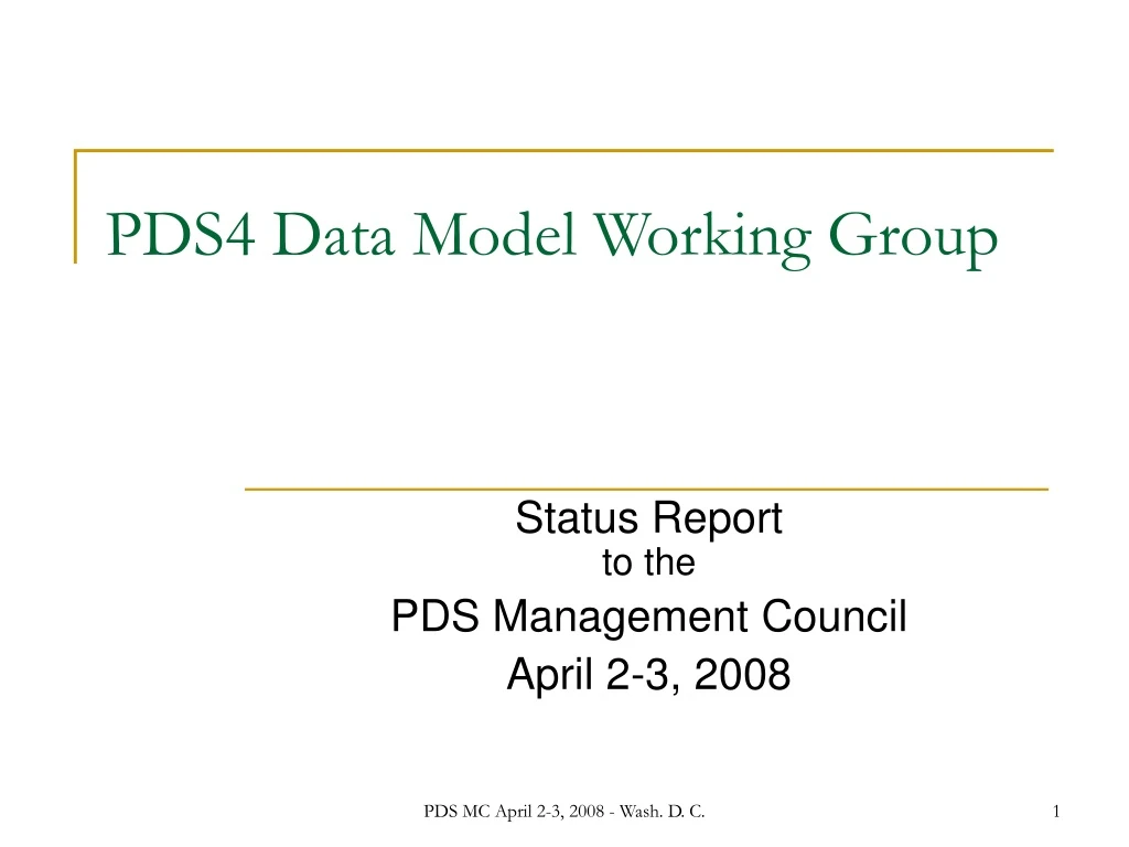 pds4 data model working group