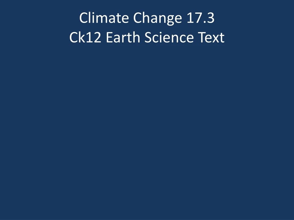 climate change 17 3 ck12 earth science text