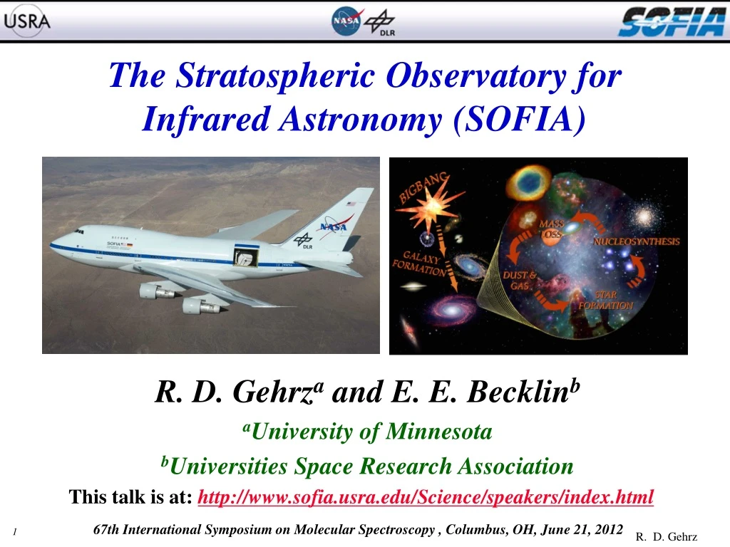 the stratospheric observatory for infrared astronomy sofia