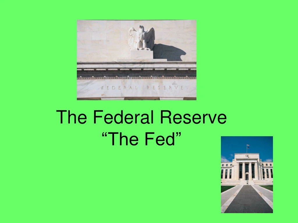 the federal reserve the fed