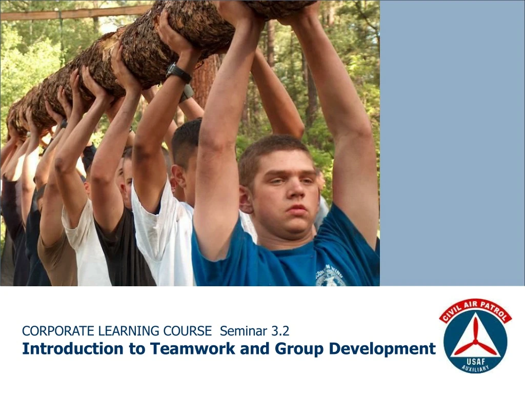 corporate learning course seminar 3 2 introduction to teamwork and group development