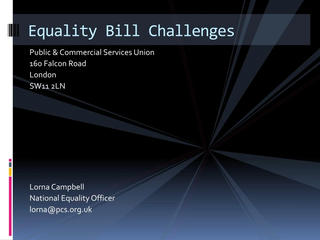 equality bill challenges