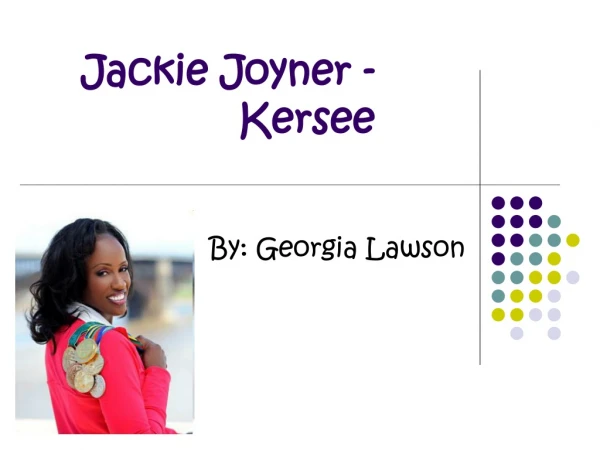 Jackie Joyner - Kersee