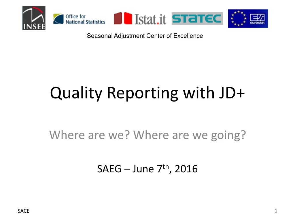 quality reporting with jd