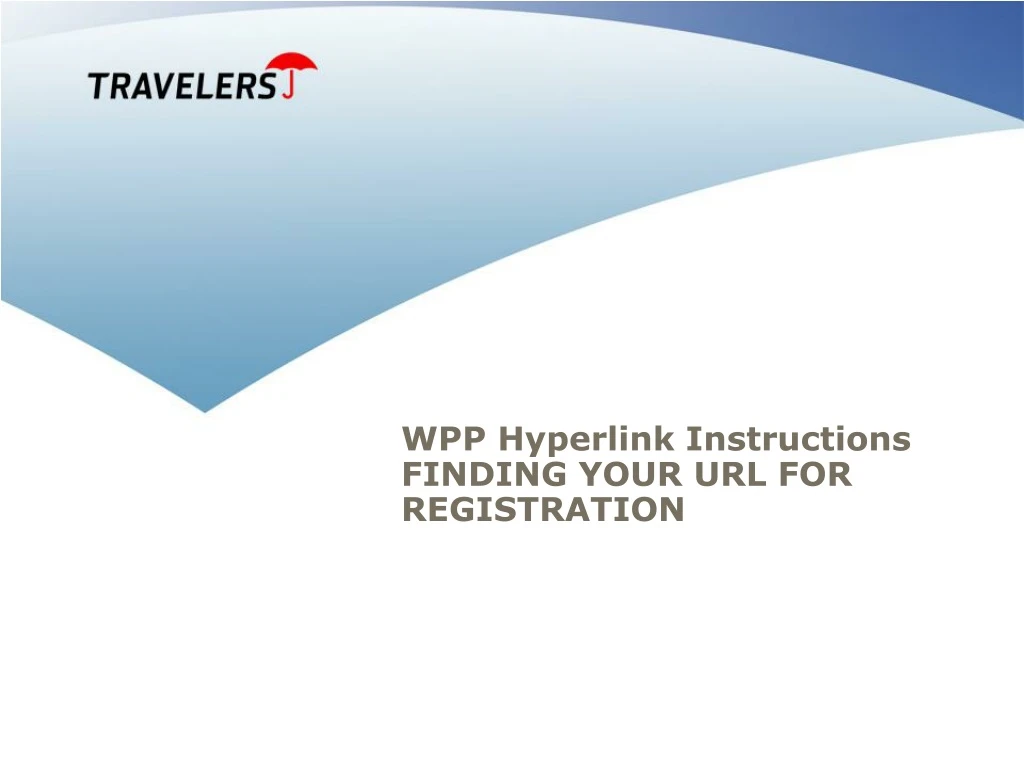 wpp hyperlink instructions finding your url for registration