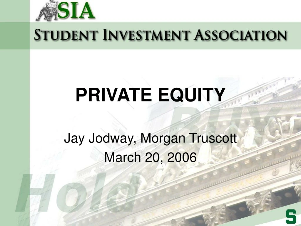 private equity