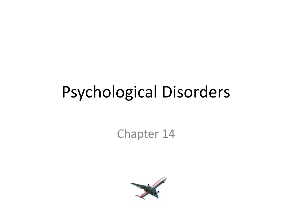 psychological disorders