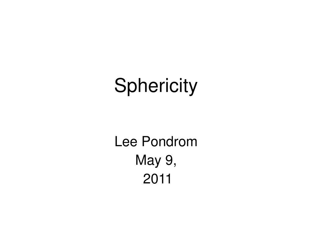 lee pondrom may 9 2011