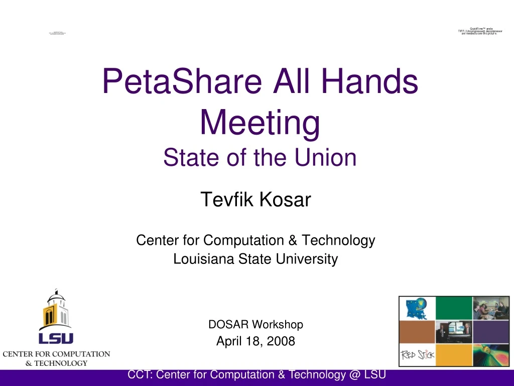 petashare all hands meeting state of the union