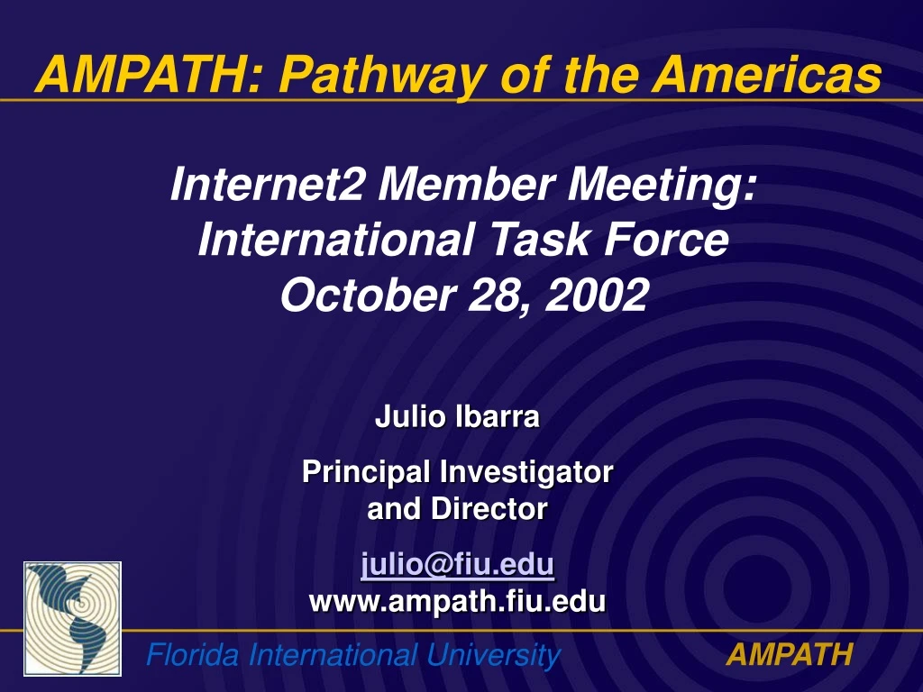 ampath pathway of the americas