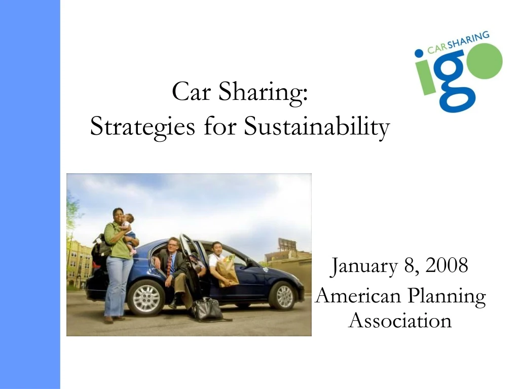 car sharing strategies for sustainability
