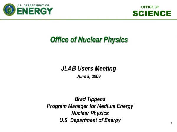Office of Nuclear Physics