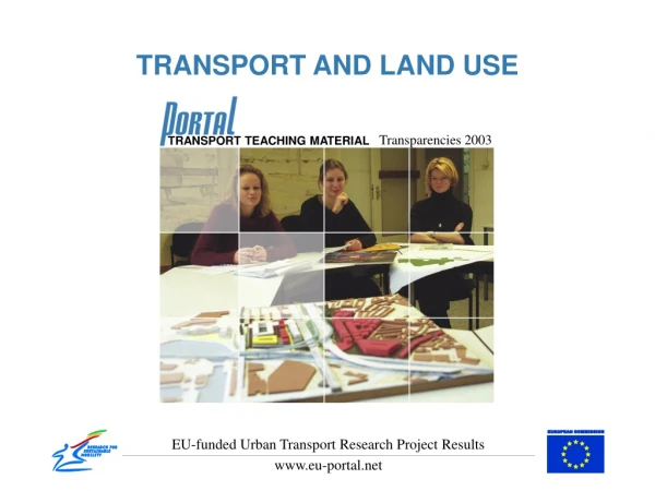 TRANSPORT AND LAND USE