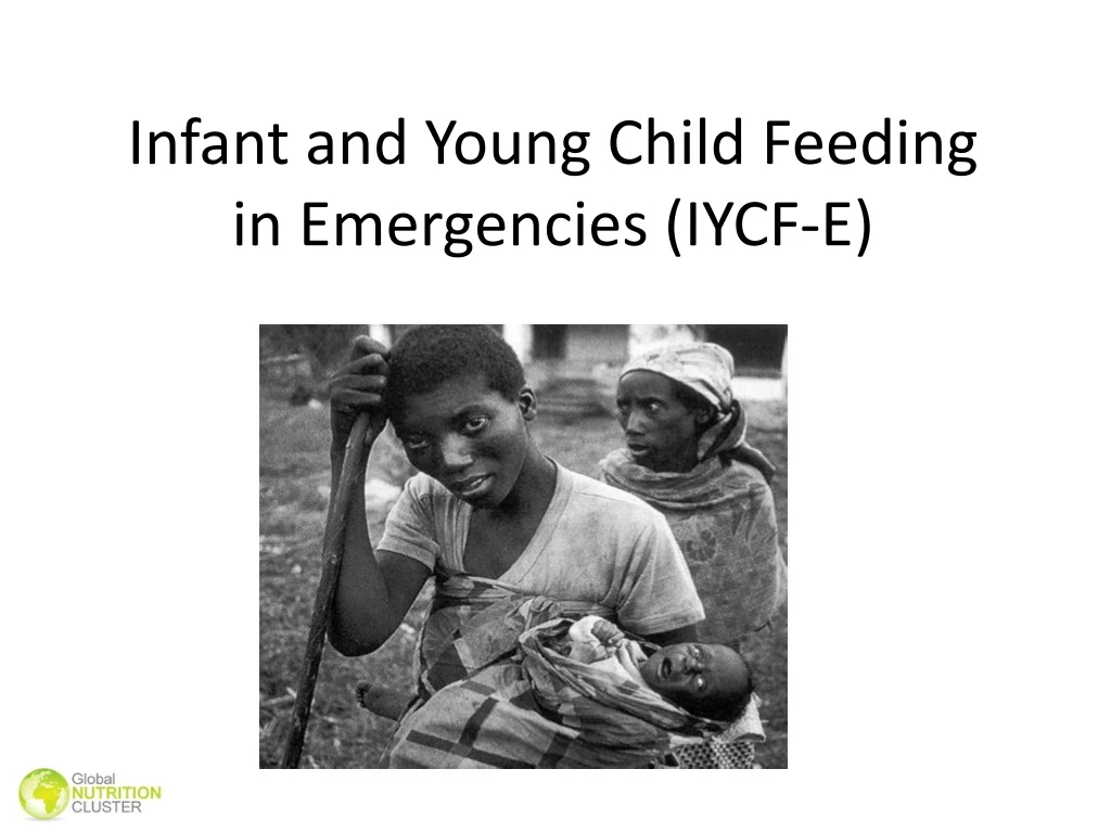 infant and young child feeding in emergencies iycf e