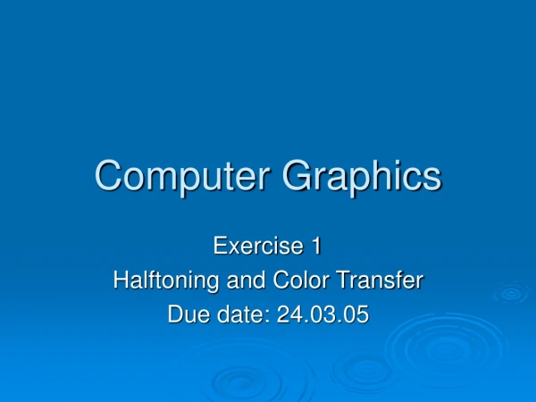 Computer Graphics