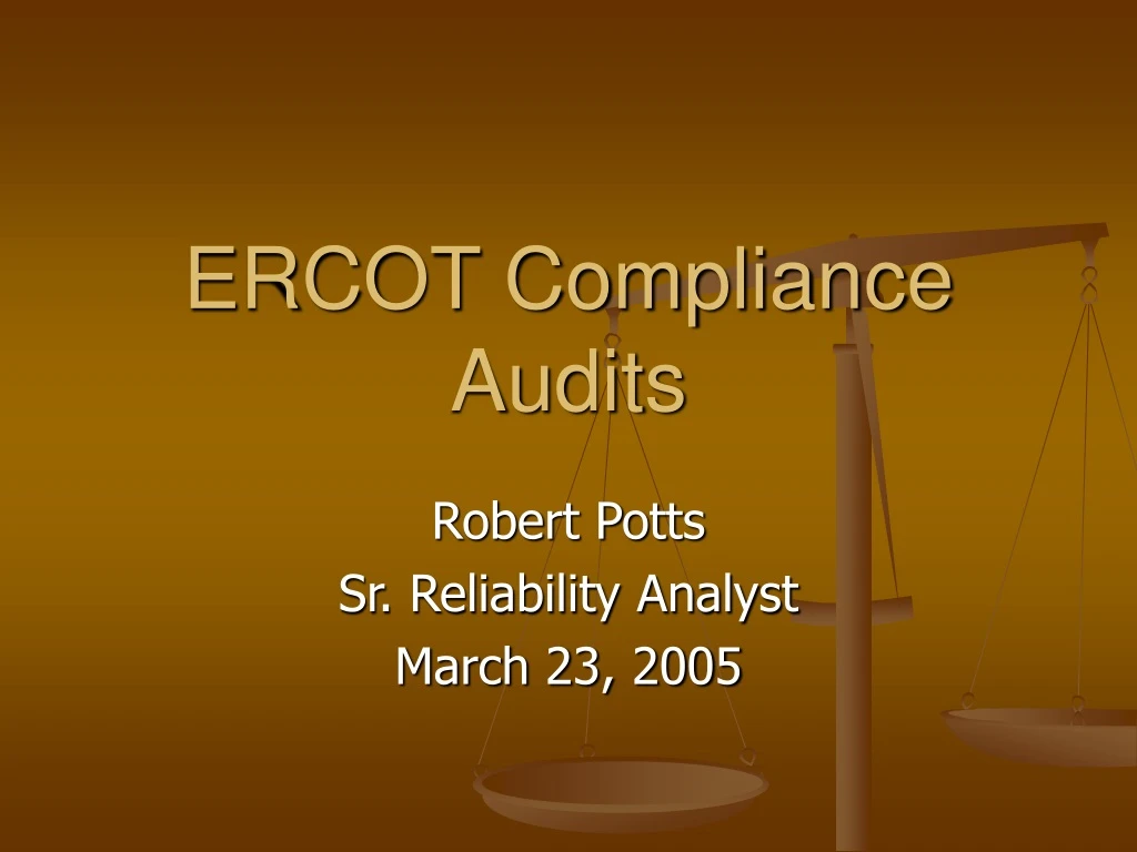 ercot compliance audits