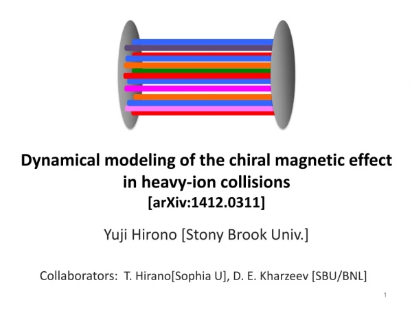Dynamical modeling of the chiral magnetic effect in heavy-ion collisions [arXiv:1412.0311]