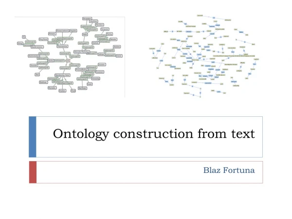 Ontology construction from text