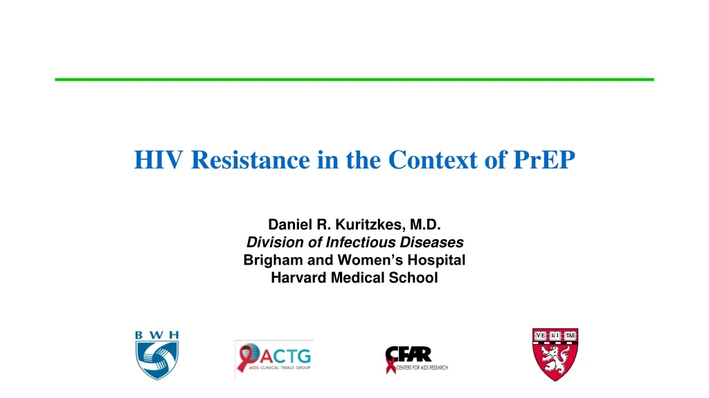 hiv resistance in the context of prep