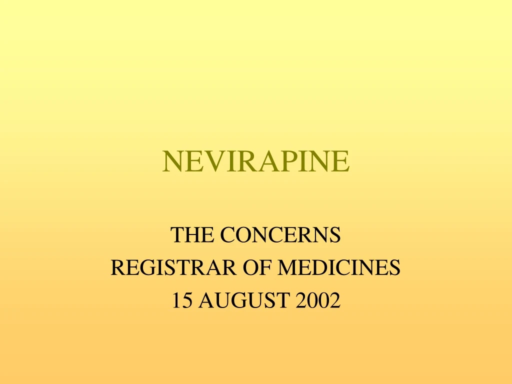 nevirapine