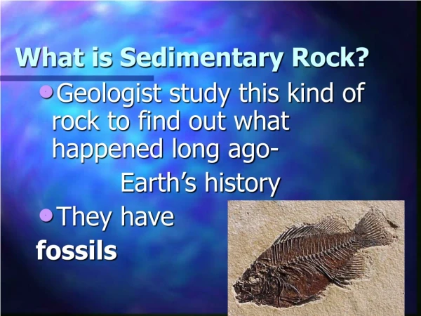 What is Sedimentary Rock?
