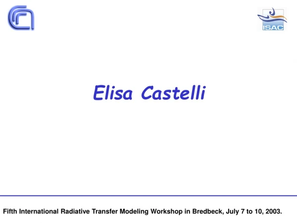 Elisa Castelli