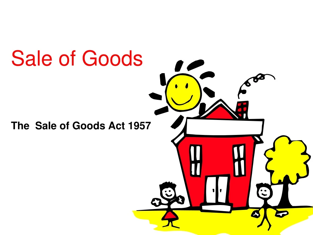 sale of goods