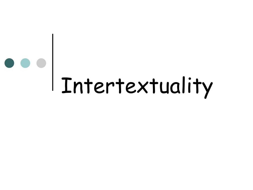 intertextuality