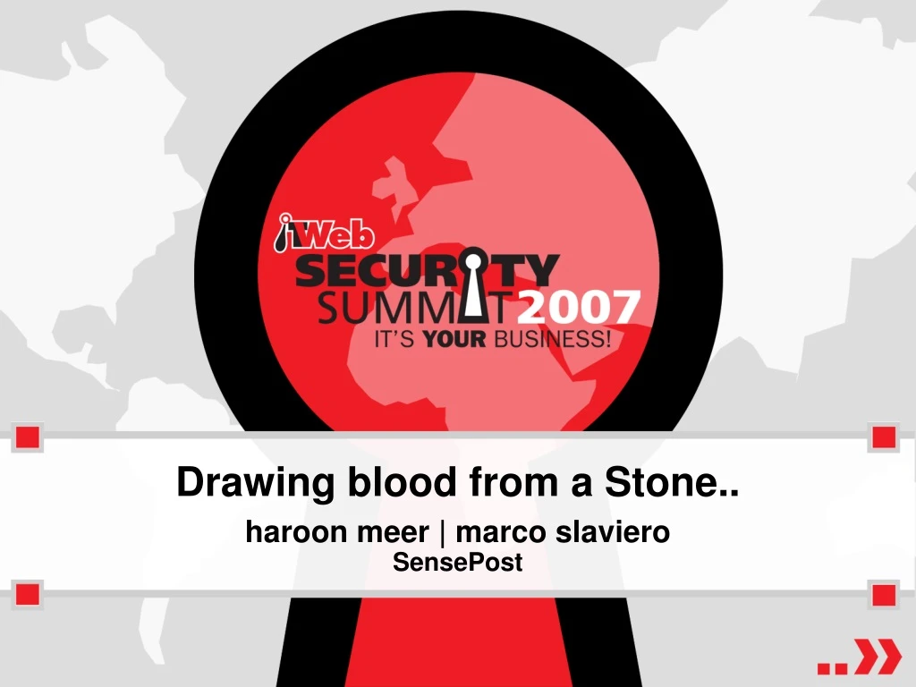 drawing blood from a stone