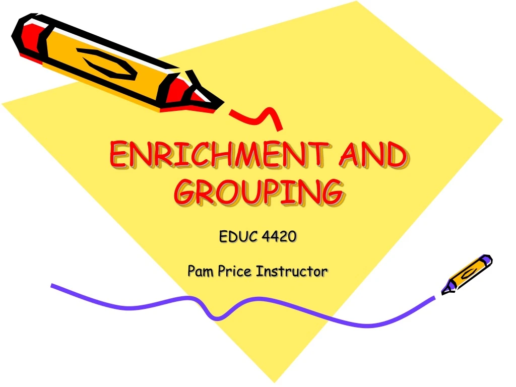 enrichment and grouping