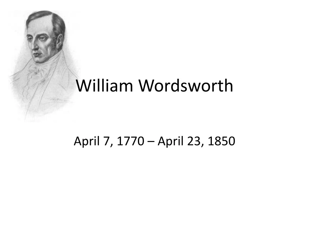 william wordsworth