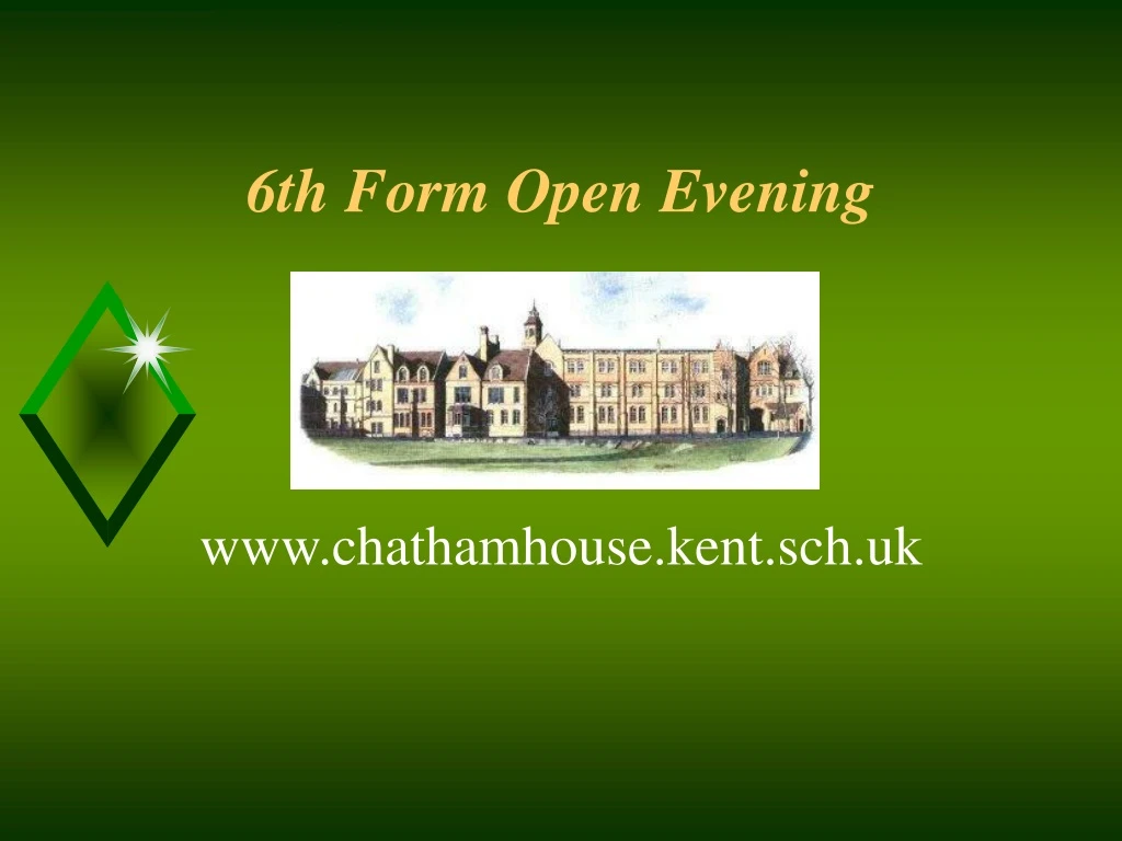 6th form open evening