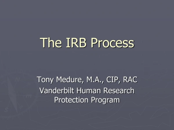 The IRB Process