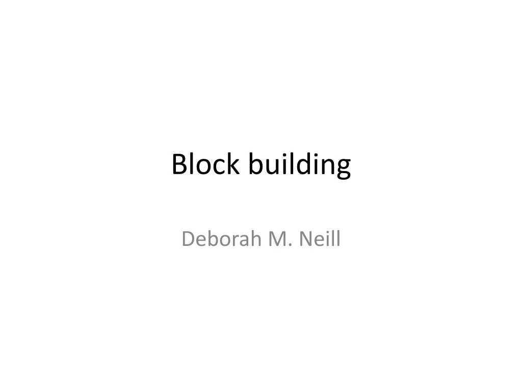block building