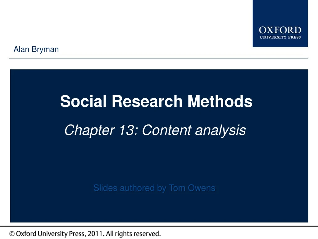 social research methods