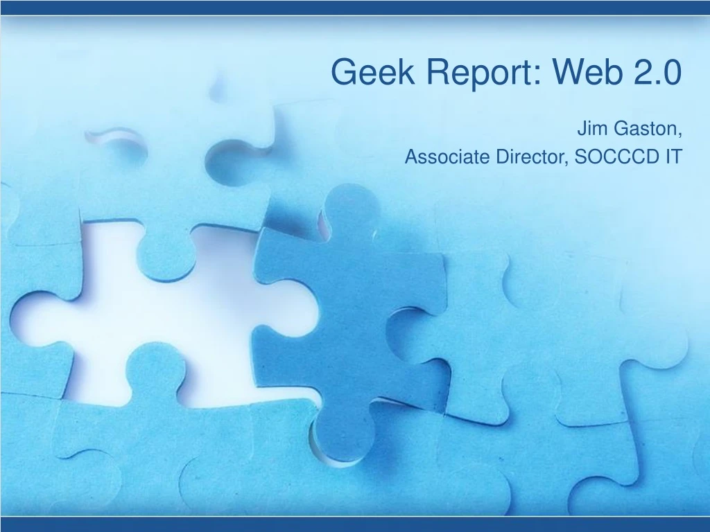 geek report web 2 0