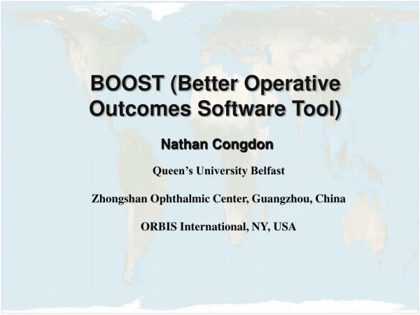BOOST (Better Operative Outcomes Software Tool)