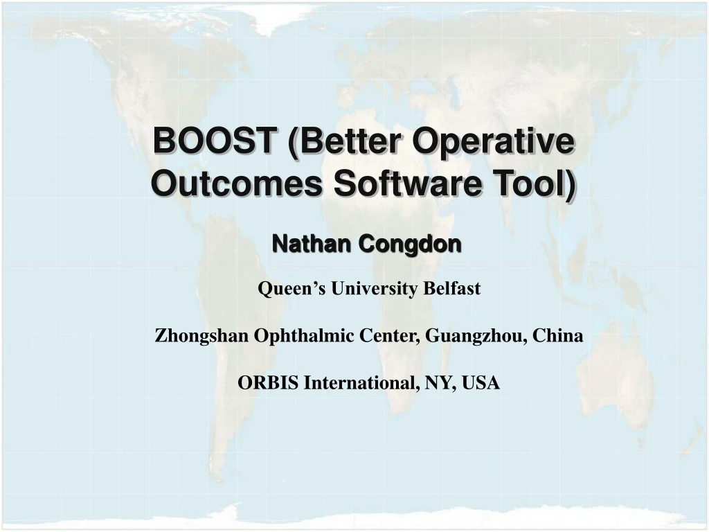 boost better operative outcomes software tool