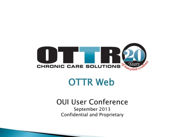 OTTR Web