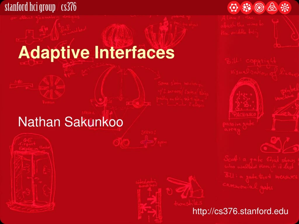 adaptive interfaces