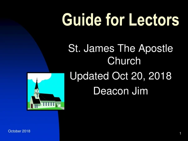 Guide for Lectors