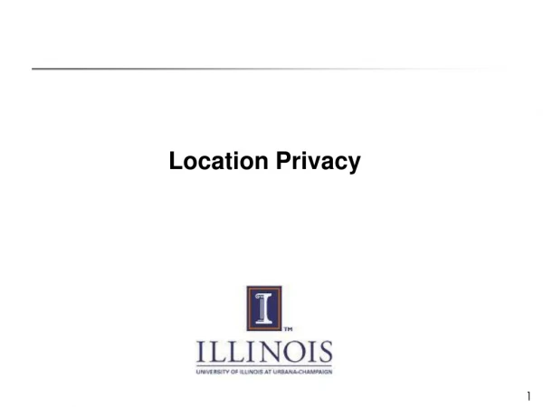 Location Privacy