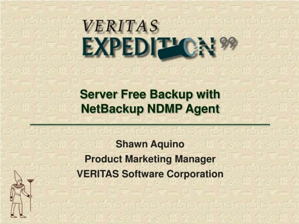 Server Free Backup with NetBackup NDMP Agent