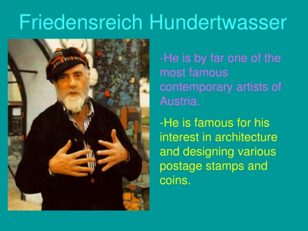 Friedensreich Hundertwasser