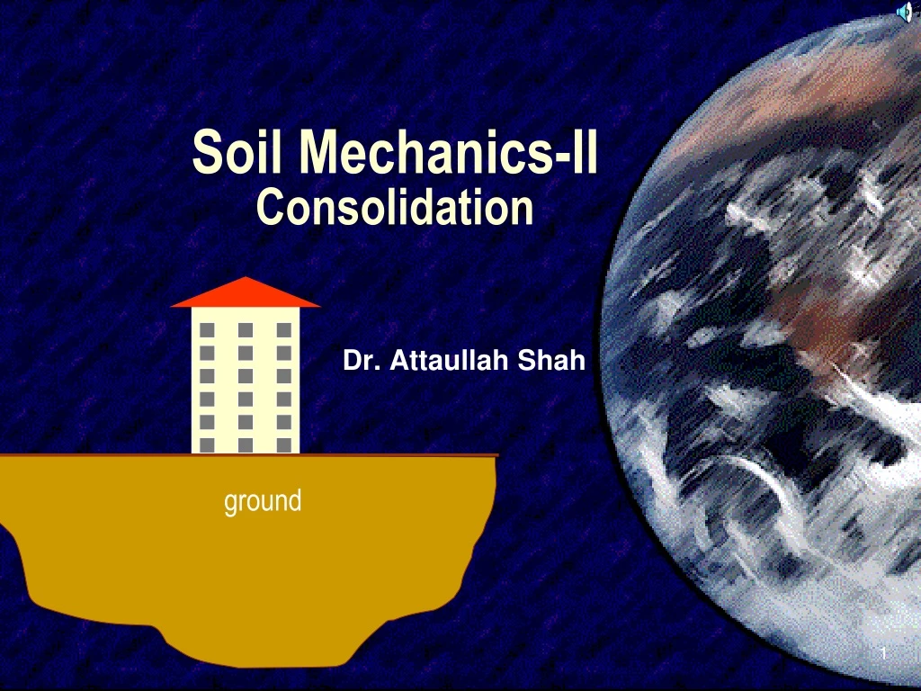 soil mechanics ii consolidation