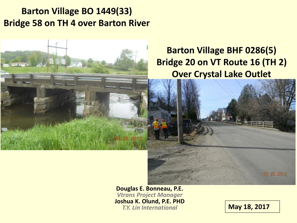 barton village bo 1449 33 bridge 58 on th 4 over