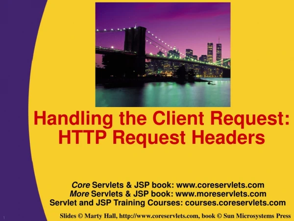 Handling the Client Request: HTTP Request Headers