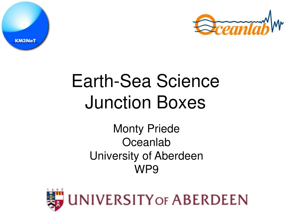 earth sea science junction boxes
