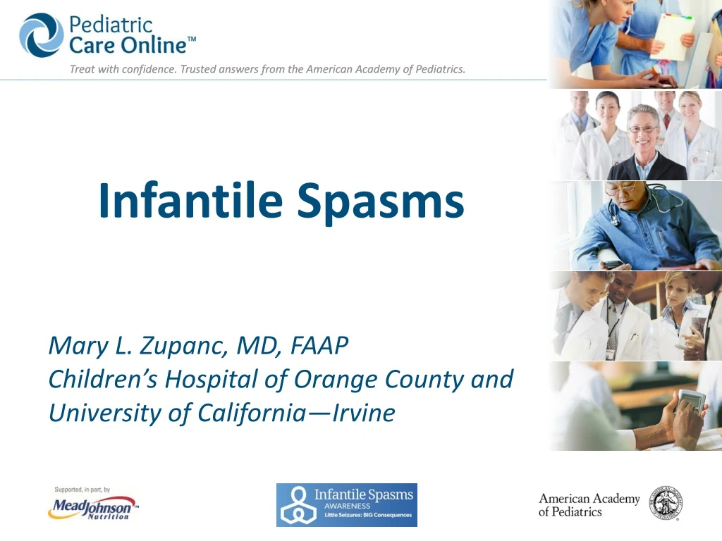 infantile spasms mary l zupanc md faap children