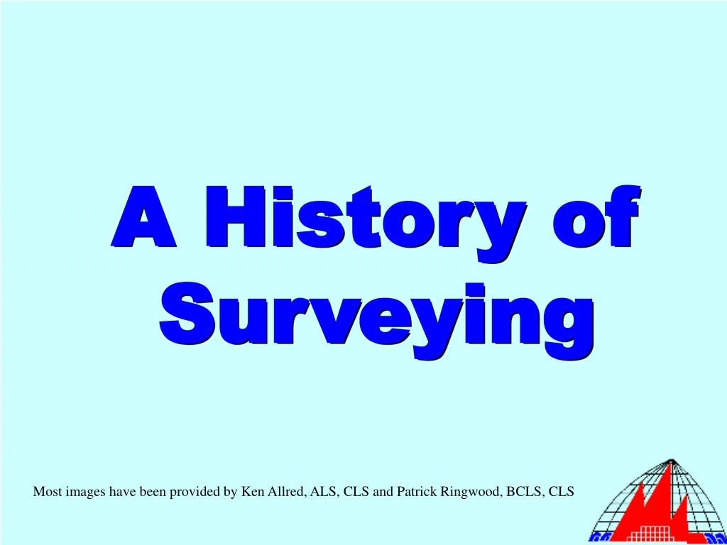 a history of surveying